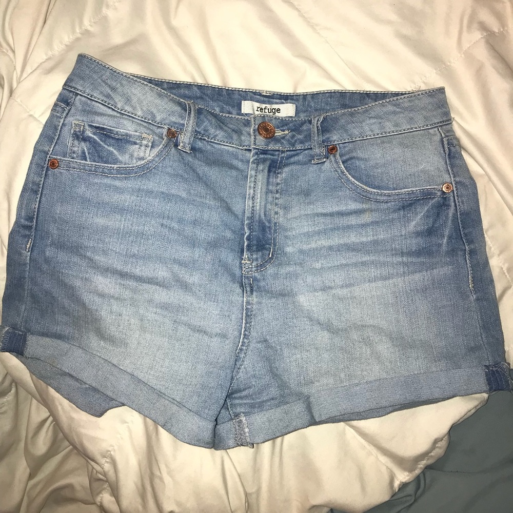 NWOT Charlotte Russe high rise jean shorts
